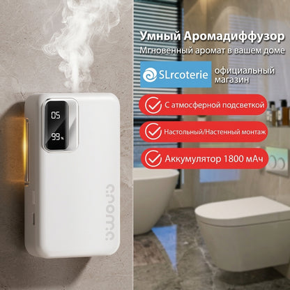 Умный аромадиффузор для дома с 7 уровнями, таймером и аккумулятором 1800 мАч